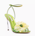 Floral Embellished High Heels