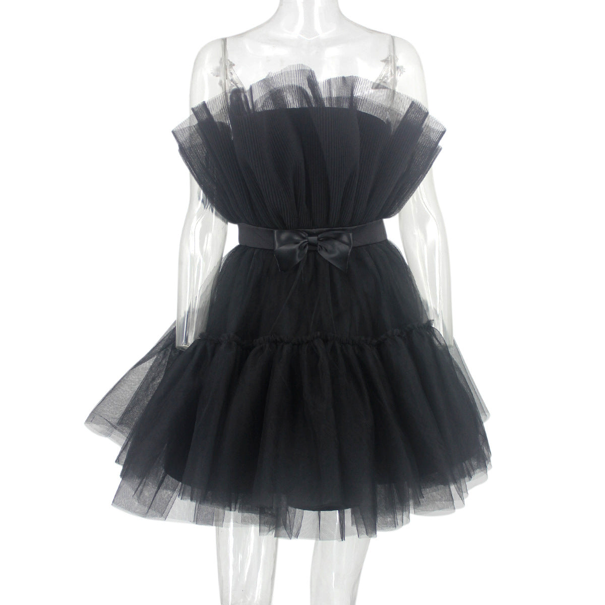 Sweet Ruffle Mini Party Dress