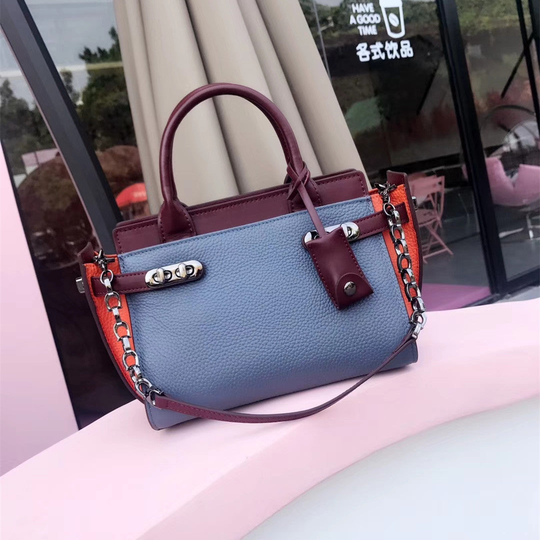 Trendy Leather Women's Handbag
