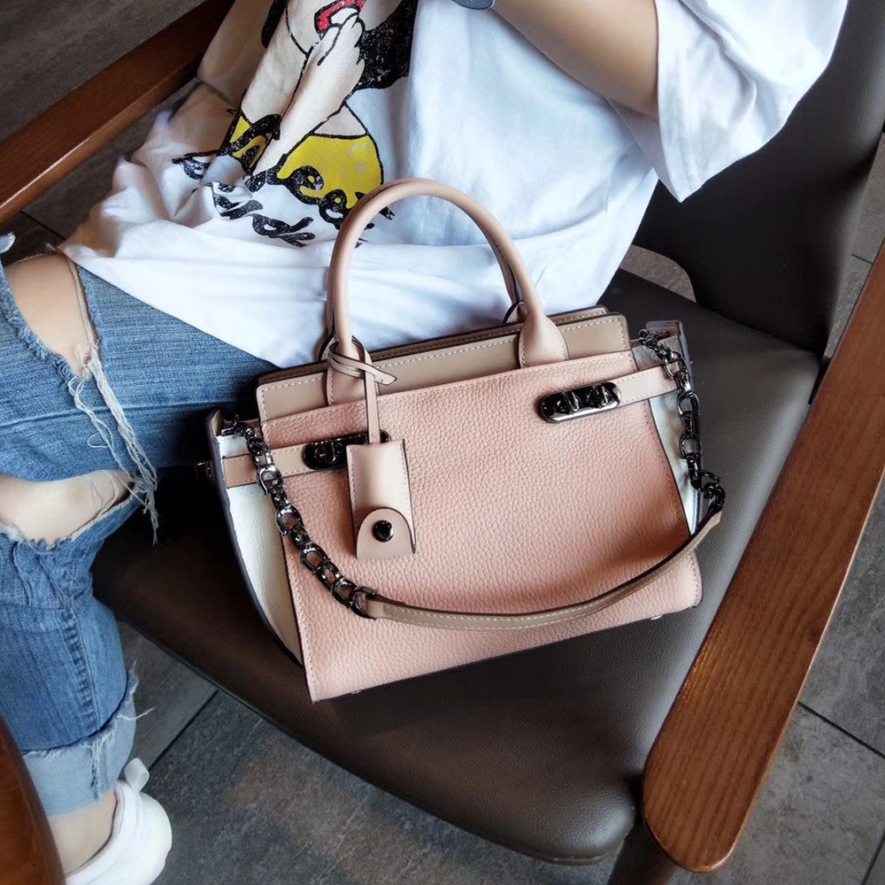 Trendy Leather Women's Handbag