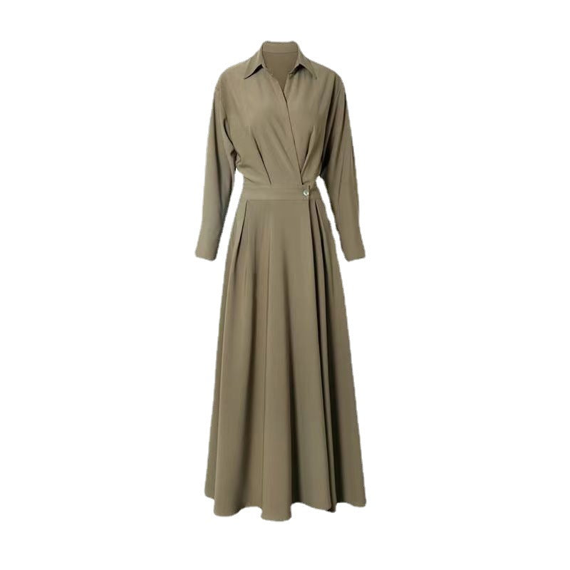 French Chic Slim-Fit Midi Dress