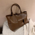 Large Capacity Structured Shoulder Bag
