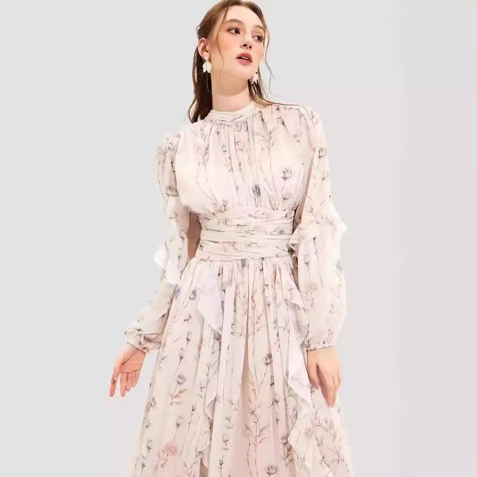 Organza Strapless Fairy Evening Dress