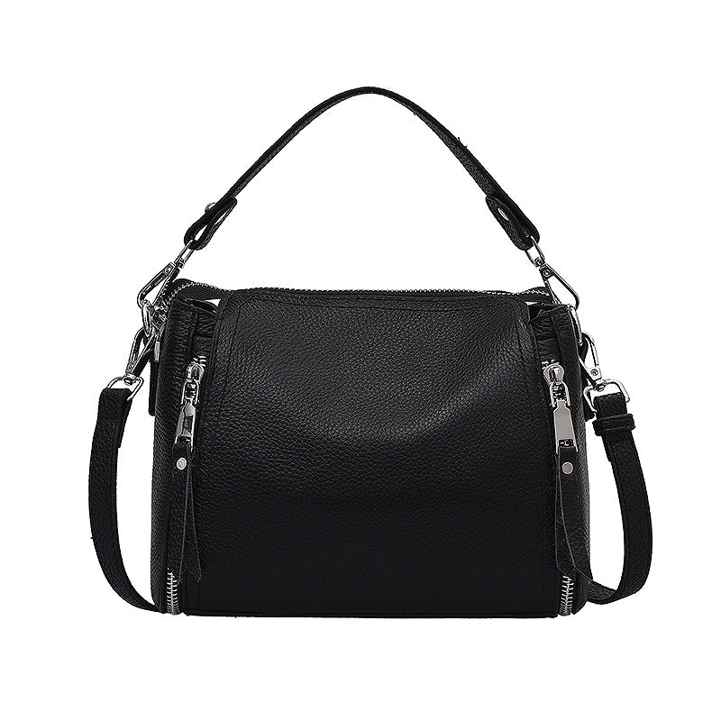 Genuine Leather Single-Shoulder Mum Bag