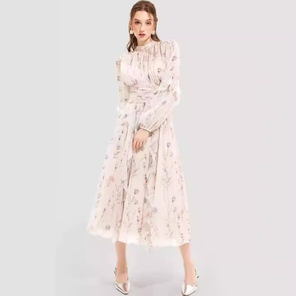 Organza Strapless Fairy Evening Dress