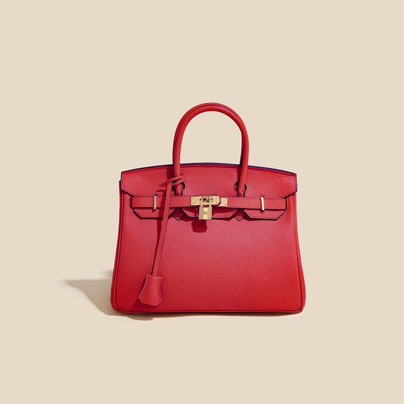 Genuine Leather Platinum Tote Bag