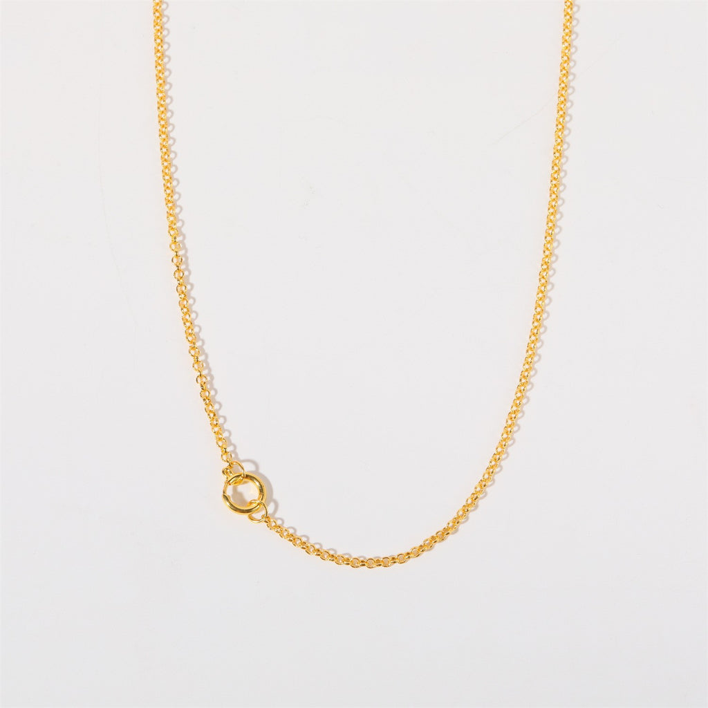Selected Gold Charm Pendant Set with Chain Necklace