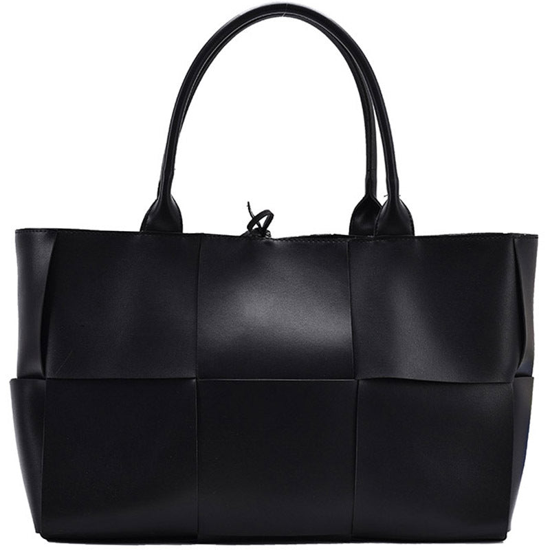 Large Capacity Structured Shoulder Bag